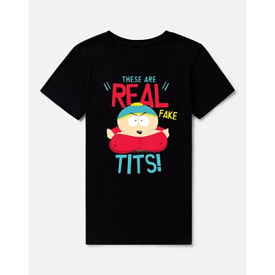 Real Fake Titties T Shirt - South Park