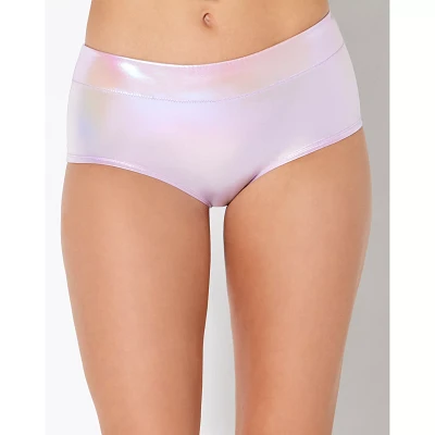 Light Purple Iridescent Booty Shorts