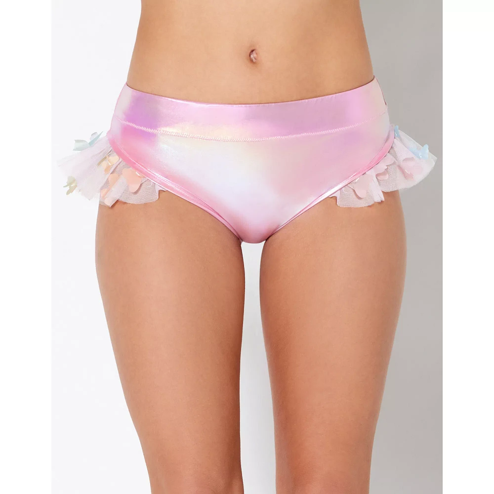 Pink Butterfly Flutter Booty Shorts