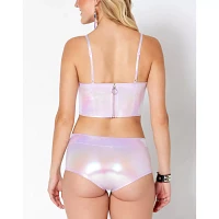 Iridescent Corset Tank Top