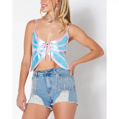 Butterfly Wing Cutout Tank Top