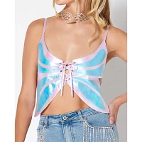Butterfly Wing Cutout Tank Top