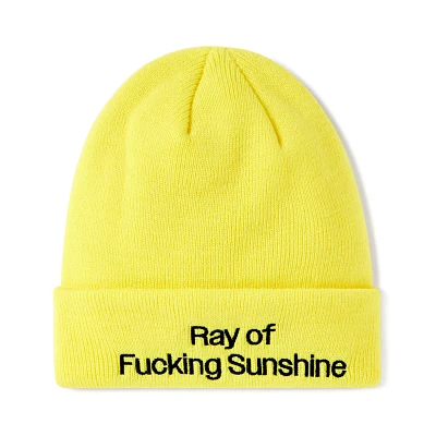 Ray of Fucking Sunshine Cuff Beanie Hat
