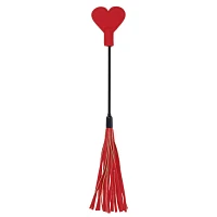 Red Heart Amor Riding Crop and Flogger - Pleasure Bound