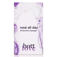 Rosé All Day 10-Function Rechargeable Clitoral Massager 2.6 Inch - Hott Love