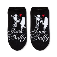 Multi-Pack Jack Skellington and Sally No Show Socks 5 Pack