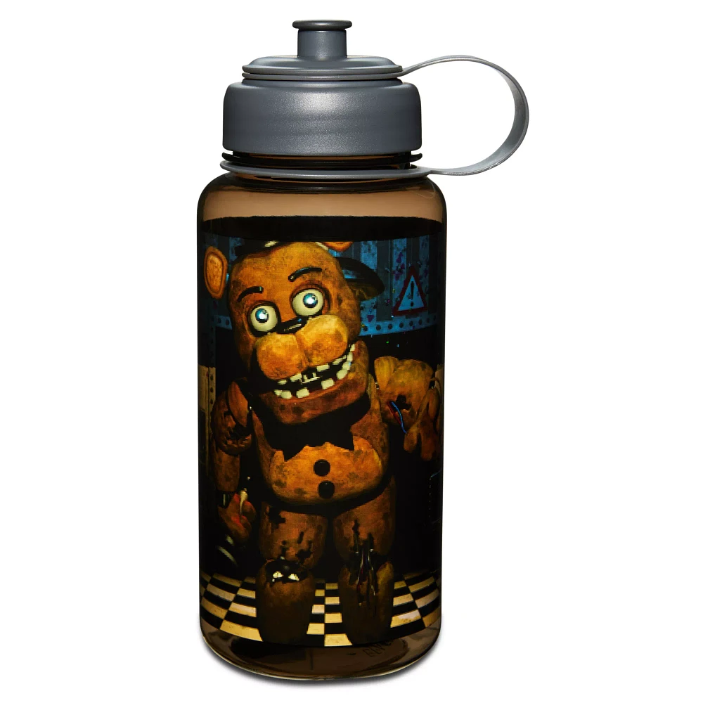 Checkered Floor Freddy Fazbear Water Bottle 30 oz. - Five Nights at Freddy's