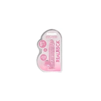 Pink Realistic Suction Cup Dildo with Balls