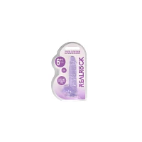 Purple Realistic Suction Cup Dildo - 6.7 Inch