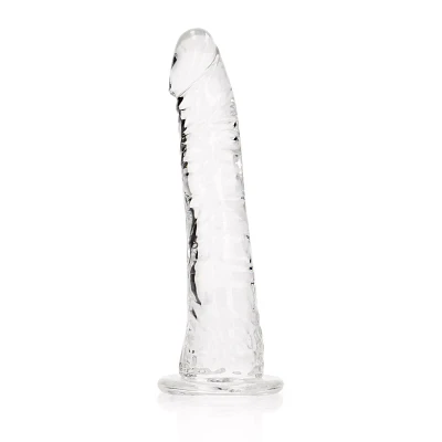 Crystal Clear Slim Realistic Suction Cup Dildo - 6 Inch