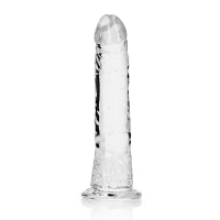 Crystal Clear Slim Realistic Suction Cup Dildo - 6 Inch