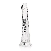 Crystal Clear Slim Realistic Suction Cup Dildo - 6 Inch