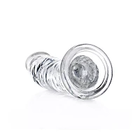 Crystal Clear Slim Realistic Suction Cup Dildo - 6 Inch