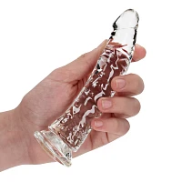 Crystal Clear Slim Realistic Suction Cup Dildo - 6 Inch