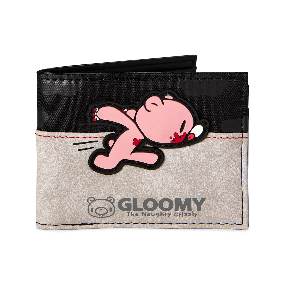 Gloomy Bear Badge Bifold Wallet - Gloomy Bear