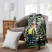 Rick and Morty Hug Fleece Blanket