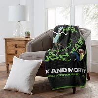 Rick and Morty Fear Conquered Fleece Blanket