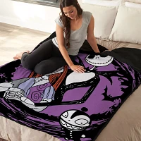 Jack Skellington and Sally Portrait Sherpa Fleece Blanket - The Nightmare Before Christmas