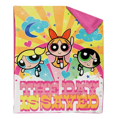 The Powerpuff Girls Day Is Saved Fleece Blanket