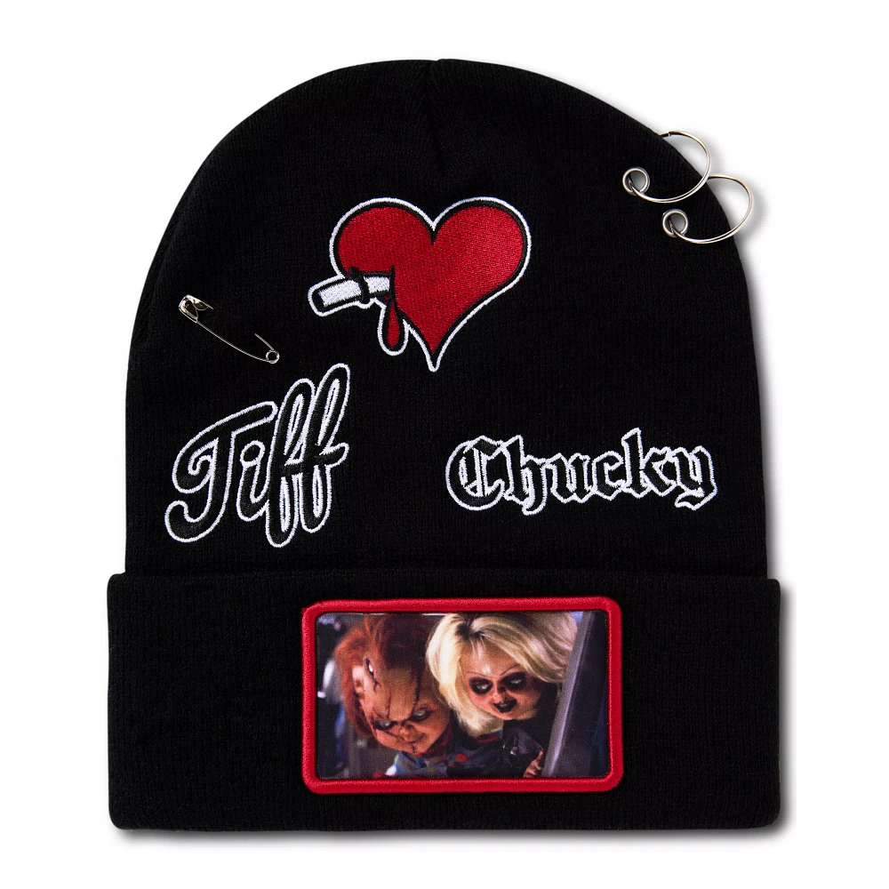 Chucky and Tiffany Hardware Cuff Beanie Hat