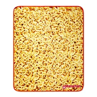Maruchan Ramen Noodle Fleece Blanket and Plush Set