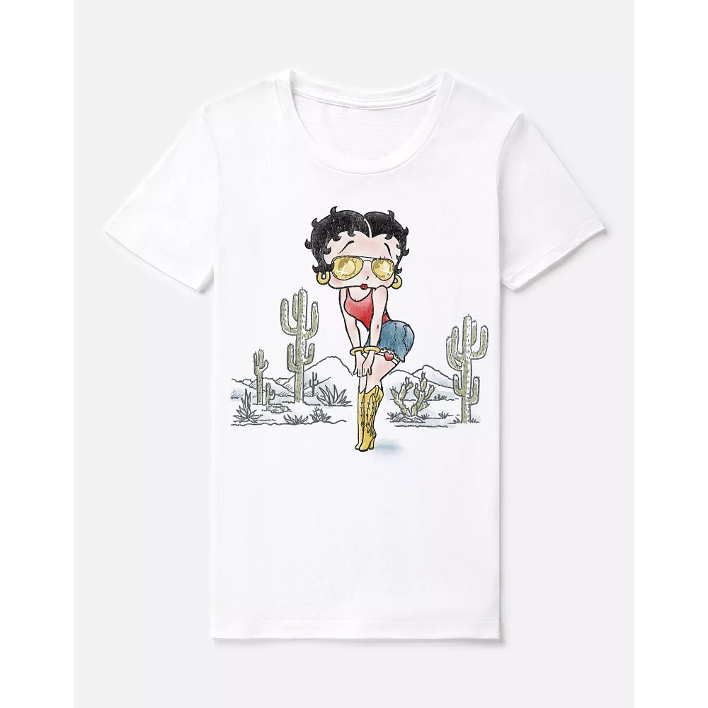 Betty Boop Western T Shirt