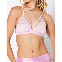 Pink Sparkle Strappy Bralette