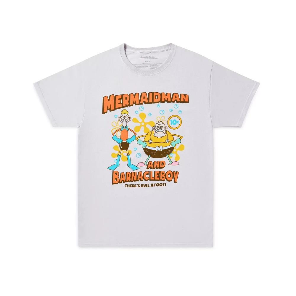 Mermaid Man and Barnacle Boy T Shirt - SpongeBob SquarePants