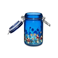 Blue Mushroom Flower Stash Jar - 8.5 oz.