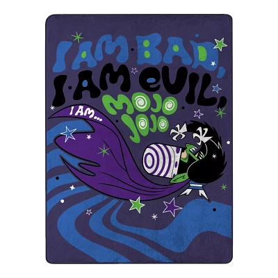 The Powerpuff Girls Bad Evil Mojo Jojo Fleece Blanket