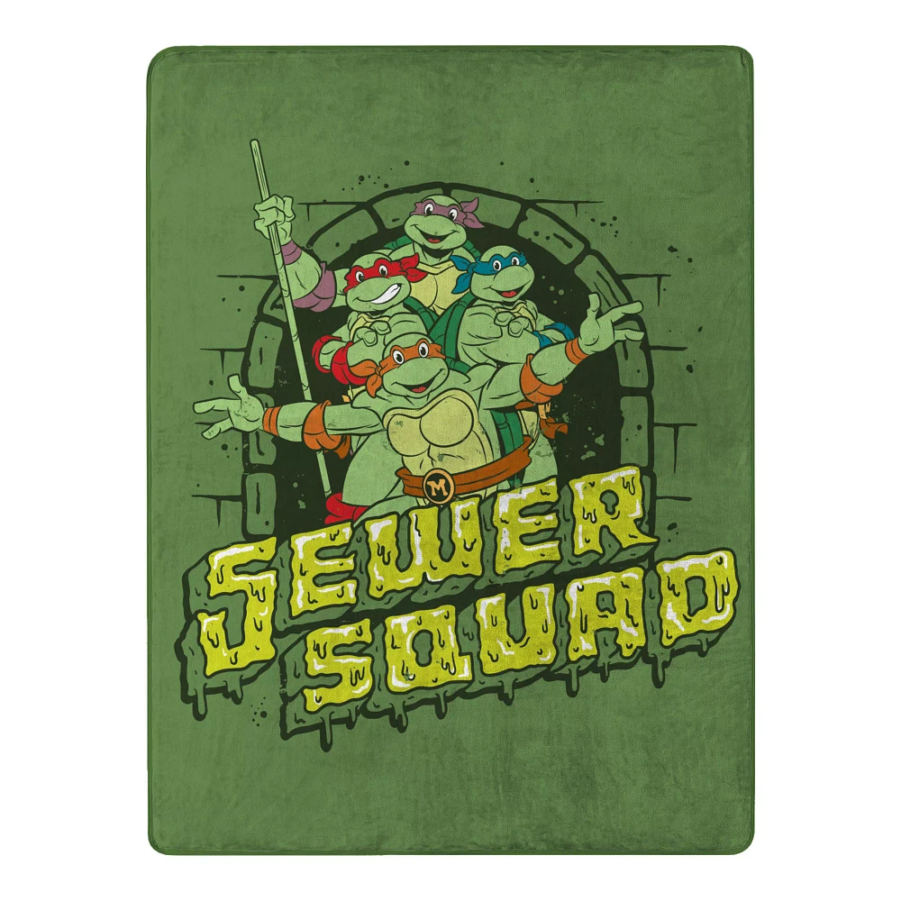Teenage Mutant Ninja Turtles Sewer Squad Fleece Blanket