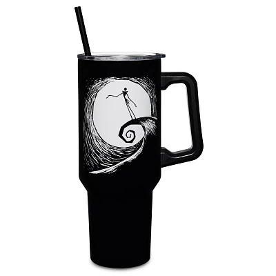 The Nightmare Before Christmas Jack Skellington Travel Tumbler with Straw - 40 oz.