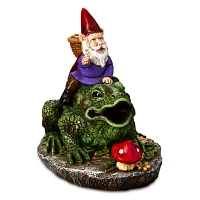 Gnome Frog Backflow Incense Burner