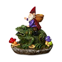 Gnome Frog Backflow Incense Burner