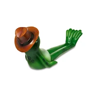 Cowboy Frog Molded Incense Burner