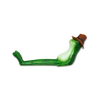 Cowboy Frog Molded Incense Burner