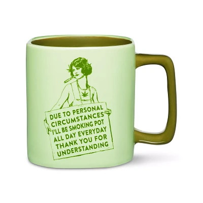 Vintage Pinup Weed Coffee Mug - 20 oz.