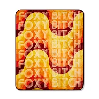 Foxy Bitch Reversible Fleece Blanket