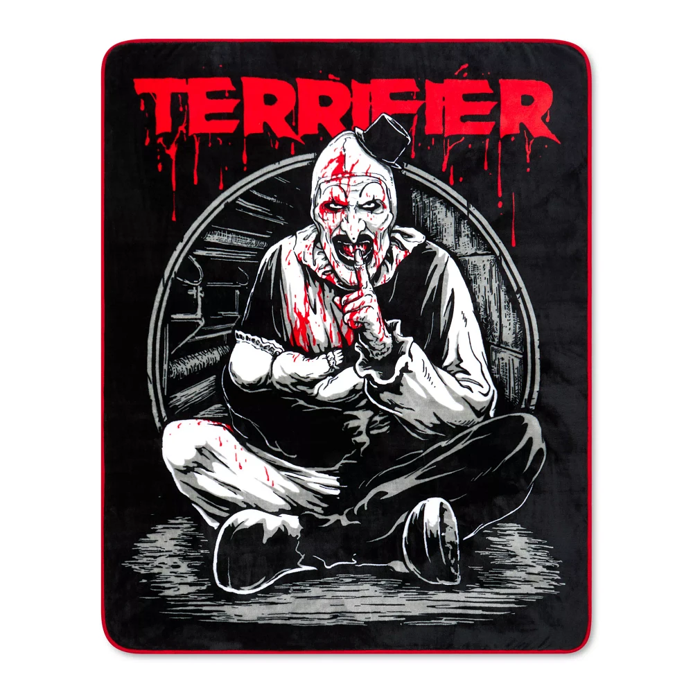 Art the Clown Shush Fleece Blanket - Terrifier