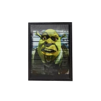 Shrek Belching Lenticular Sign