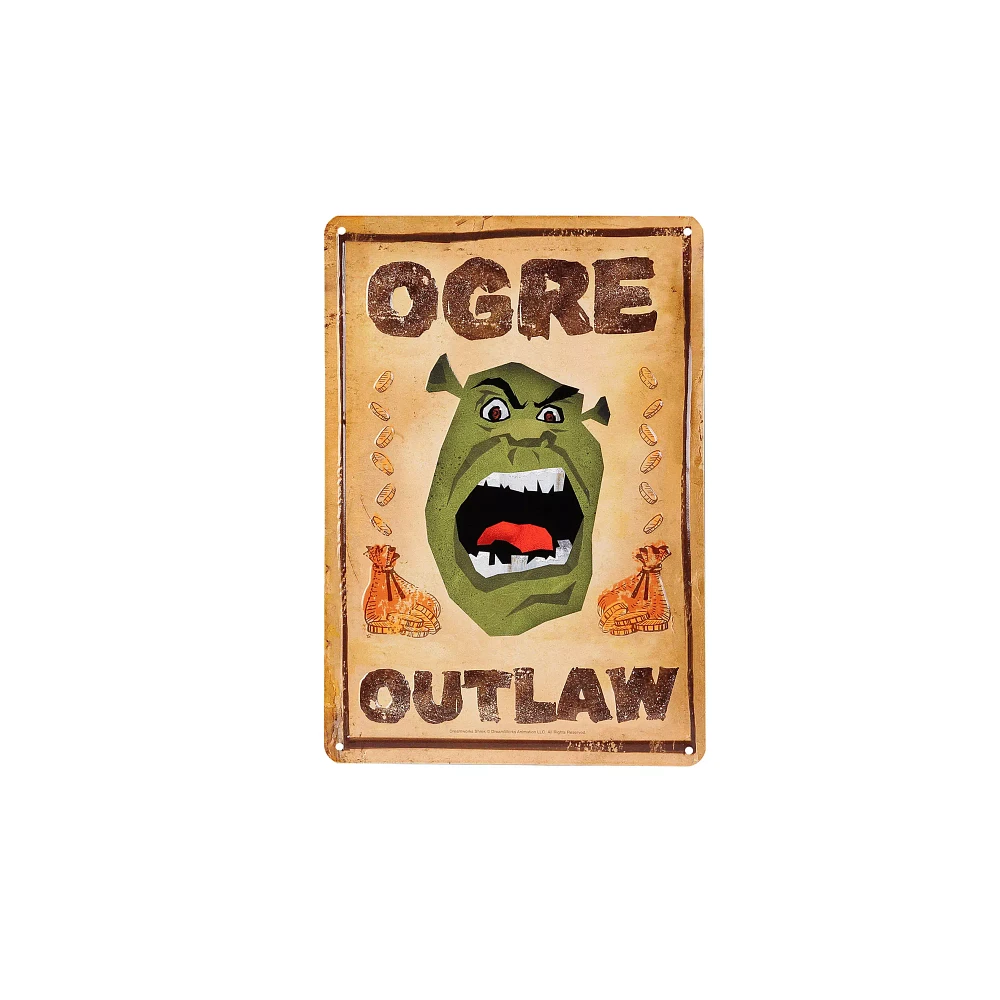 Shrek Ogre Outlaw Sign
