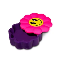 Smiley Face Flower Swivel Lid Ashtray
