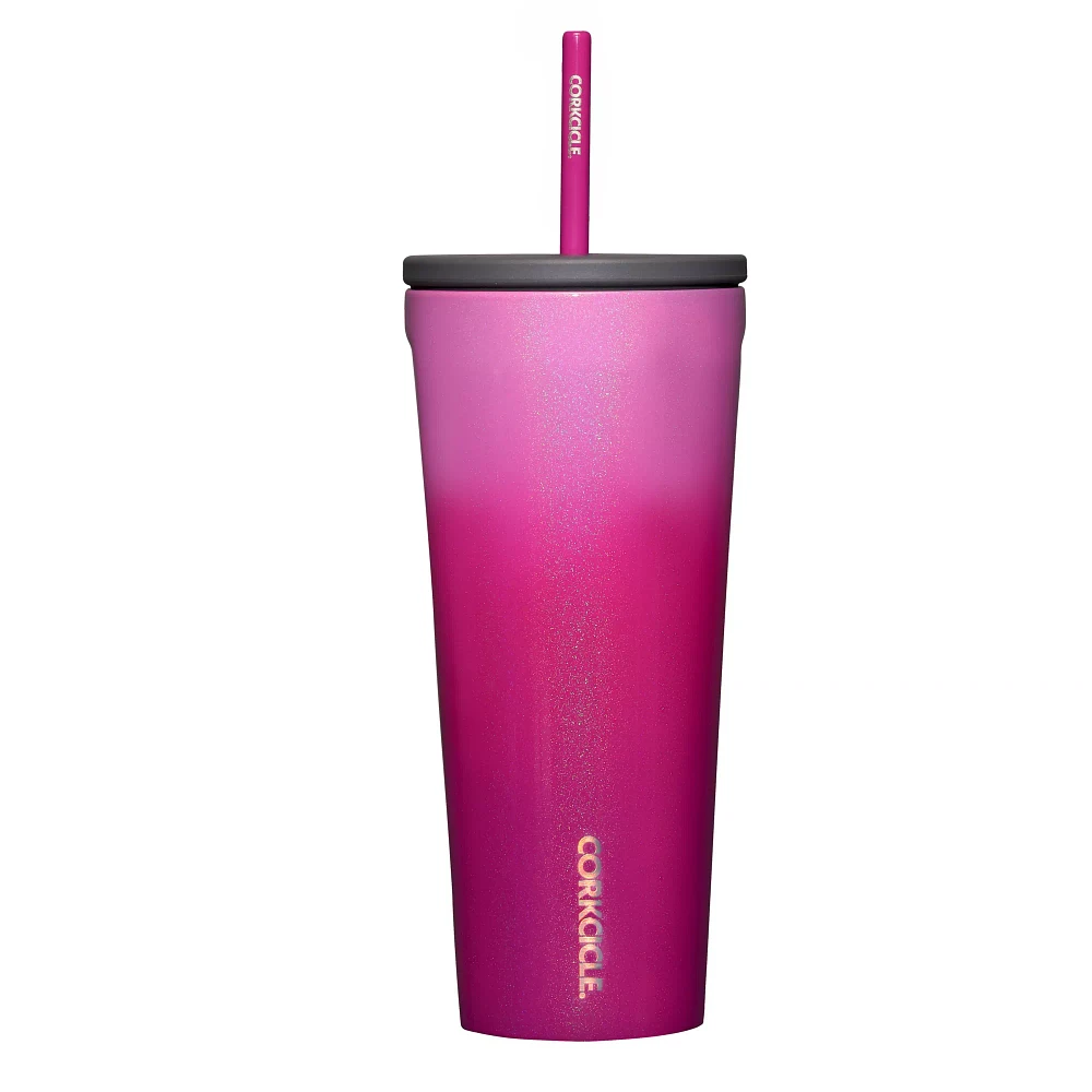 Ombre Unicorn Kiss Insulated Cup with Straw - 24 oz.