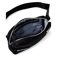 Black Playboy Jersey Mesh Sling Bag