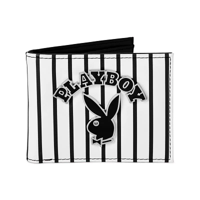 Playboy Pinstripe Bifold Wallet