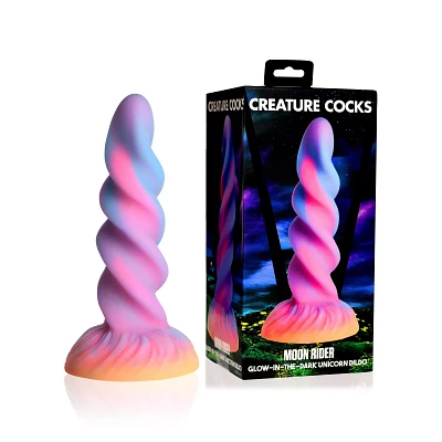 Creature Cocks Glow in the Dark Moon Rider Unicorn Dildo