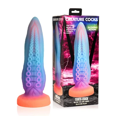 Creature Cocks Glow in the Dark Tenta-Cock Dildo