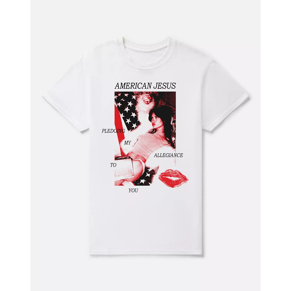 American Jesus Pledge T Shirt - Nessa Barrett