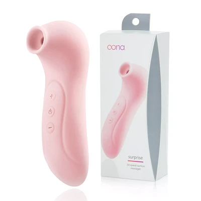Oona Surprise Suction Vibrator Pink