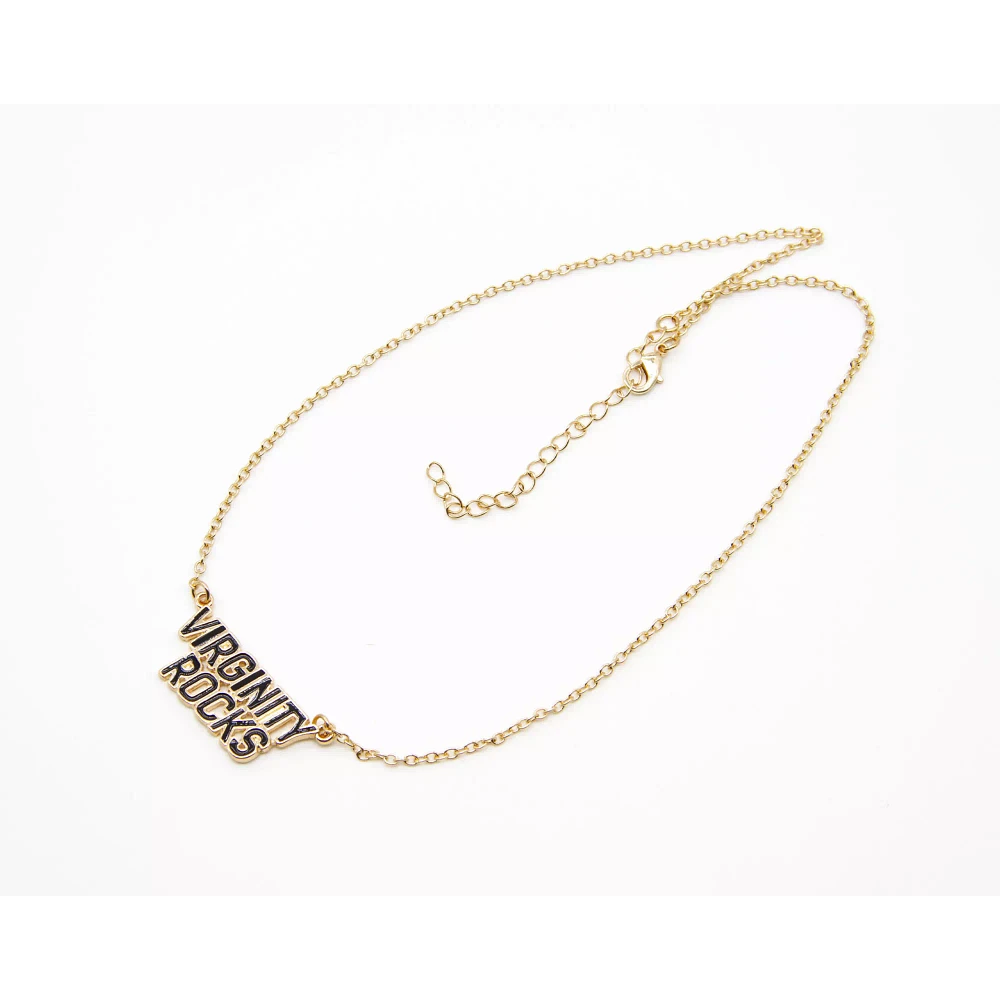 Goldtone Virginity Rocks Chain Necklace - Danny Duncan